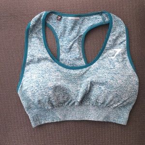 Gymshark xs teal vital seamless sports bra